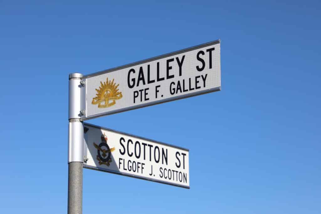 Streets of Remembrance
Galley Street