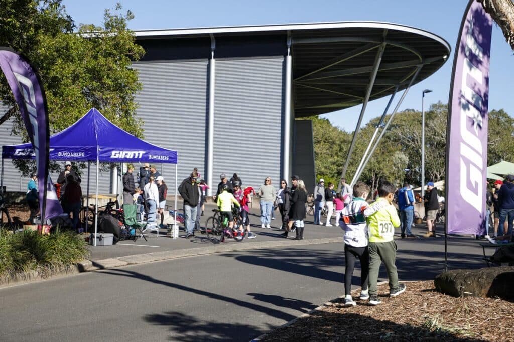 Queensland Road Cycling Championships at the Bundaberg Botanic Gardens.