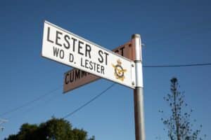 Streets of Remembrance Lester Street