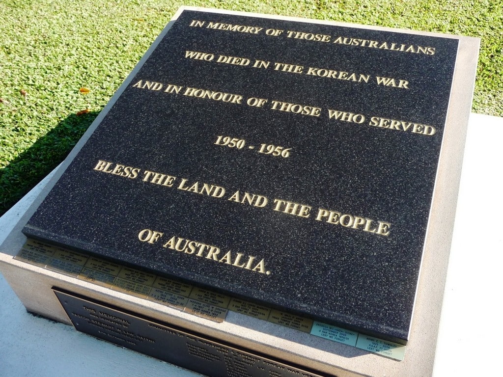 Bundaberg Korean War Memorial - 2009