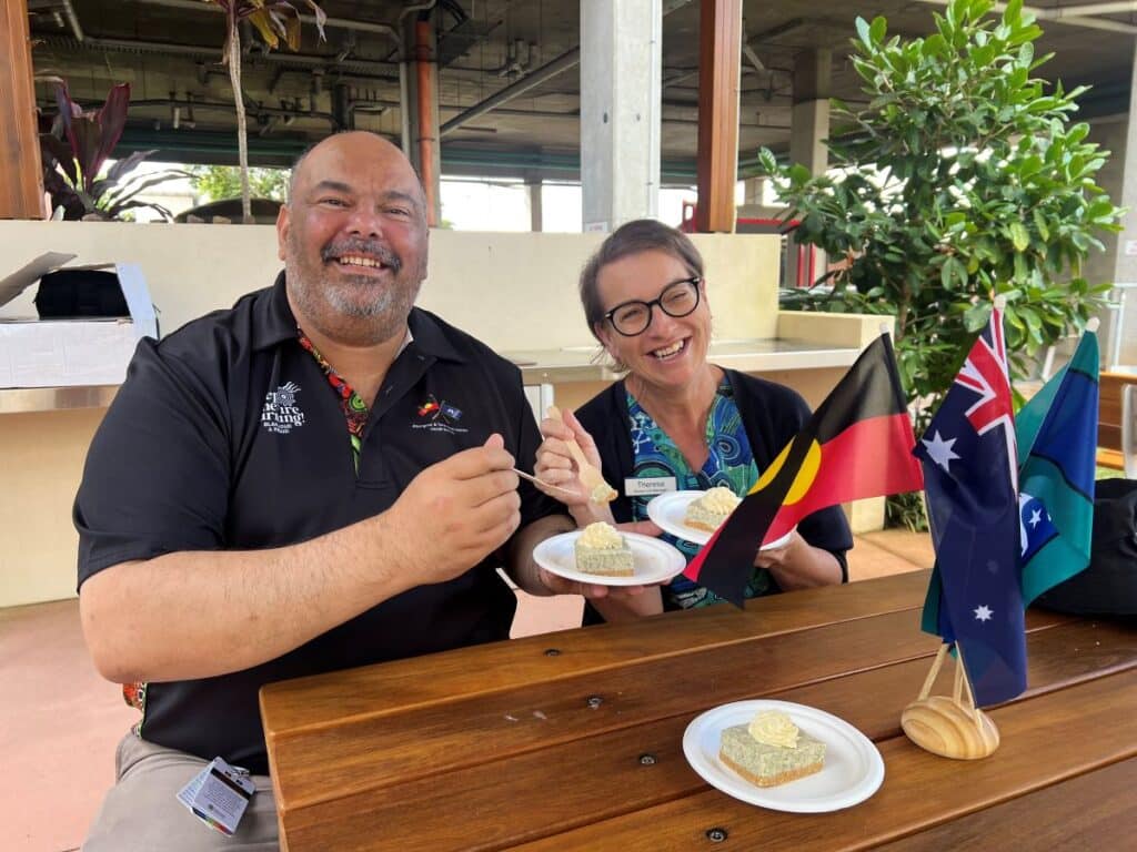 Native Australian ingredients like lemon myrtle and rosella have been incorporated into patient menus across Wide Bay region hospitals to connect patients to the unique flabours of indigenous cuisine.