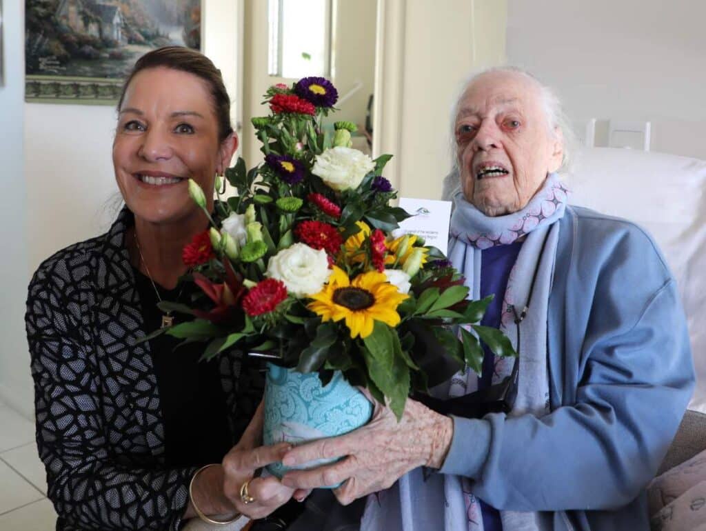 Loraine Coulson 100th birthday 