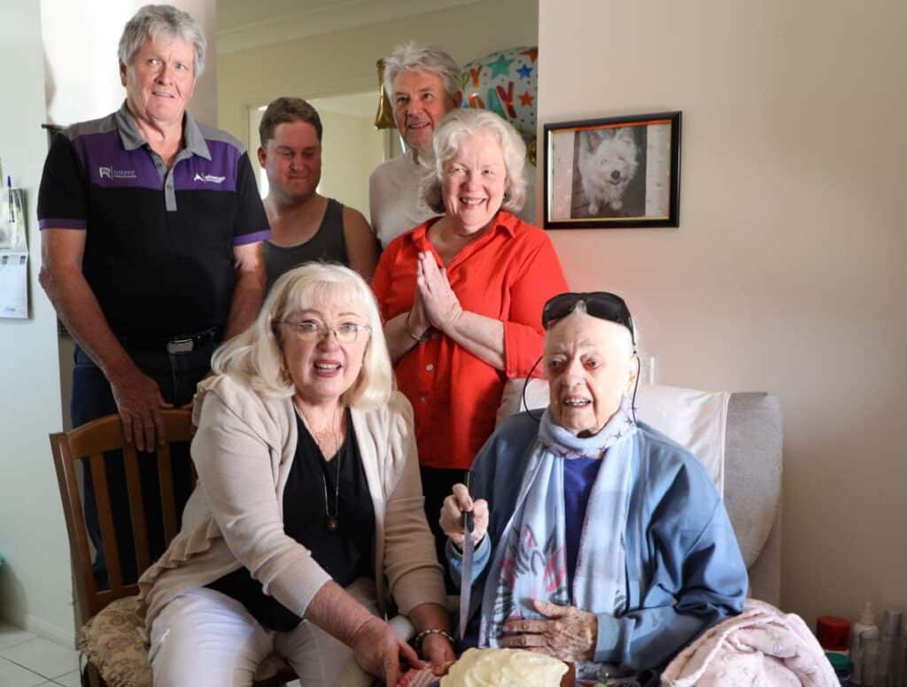 Loraine Coulson 100th birthday 