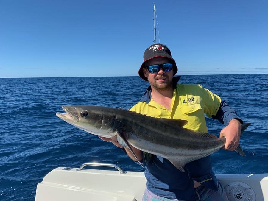 Ryan Russell with a 1.2m cobia