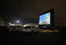 drive-in Christmas movie