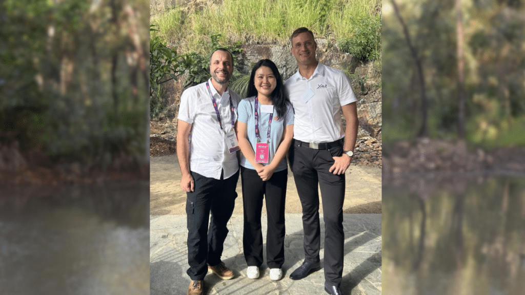 Roland Stehle, Anna Beanstalk and Joerg Rockstroh.