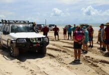 Members of the Bundaberg 4WD Club attended an in house recovery refresher day on the beach at Woodgate recently.