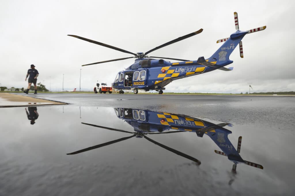 The Wide Bay-Burnett region and beyond today welcomed a new LifeFlight AW139 helicopter, one of seven AW139s joining LifeFlight.