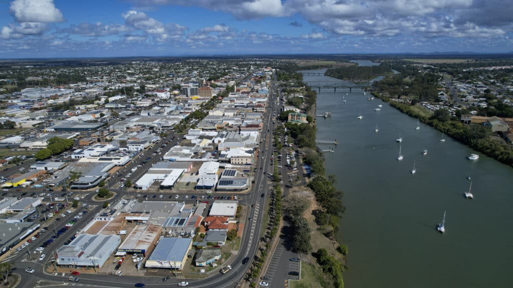 Bundaberg aerial view