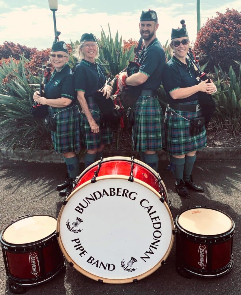 The Bundaberg Caledonian Pipe Band, in collaboration with Saint Stella Presents, is proud to present Highland Tattoo – an afternoon of music, song, and dance celebrating Celtic culture and community spirit.