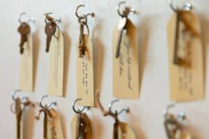 Childers Arts Space key tag installation