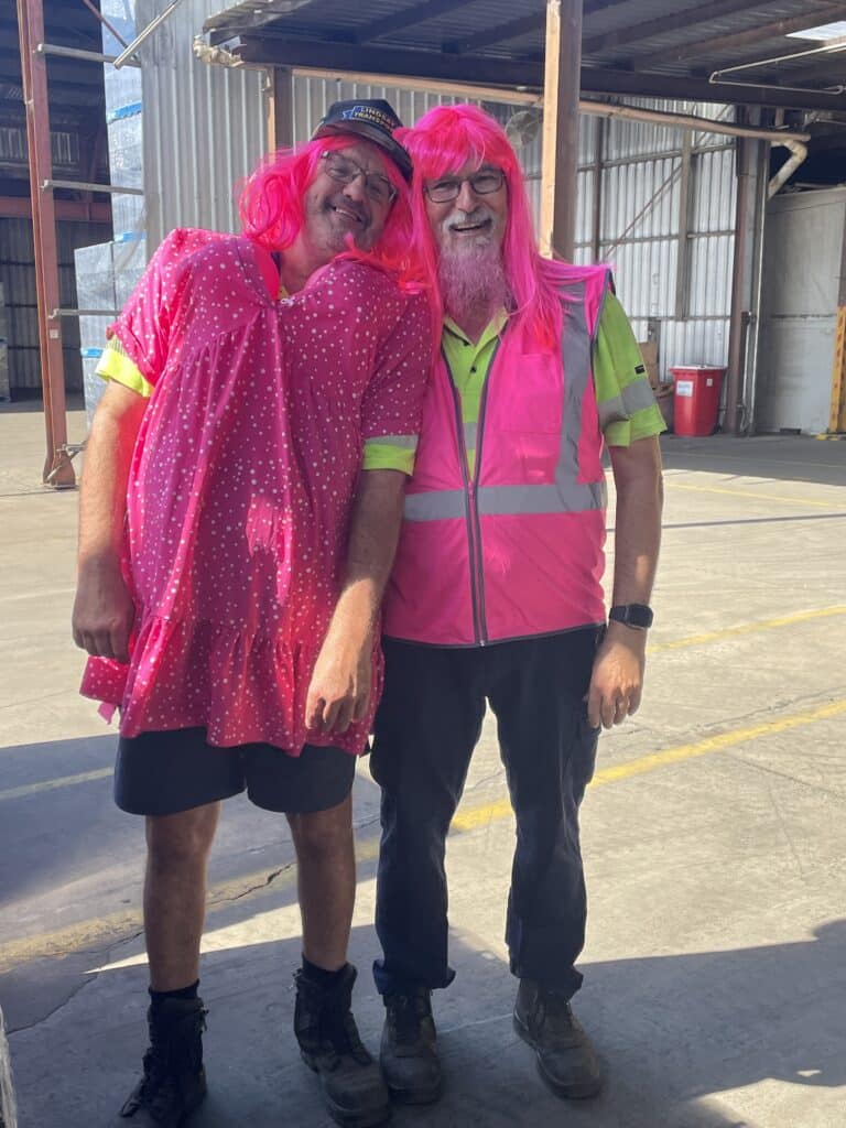 Lindsay Transport Bundaberg breast cancer awareness day