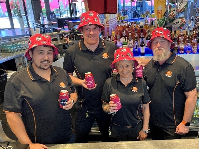 Look out for bright pink bucket hats over the coming weeks as licensed venues in the Bundaberg area raise awareness of drink spiking.