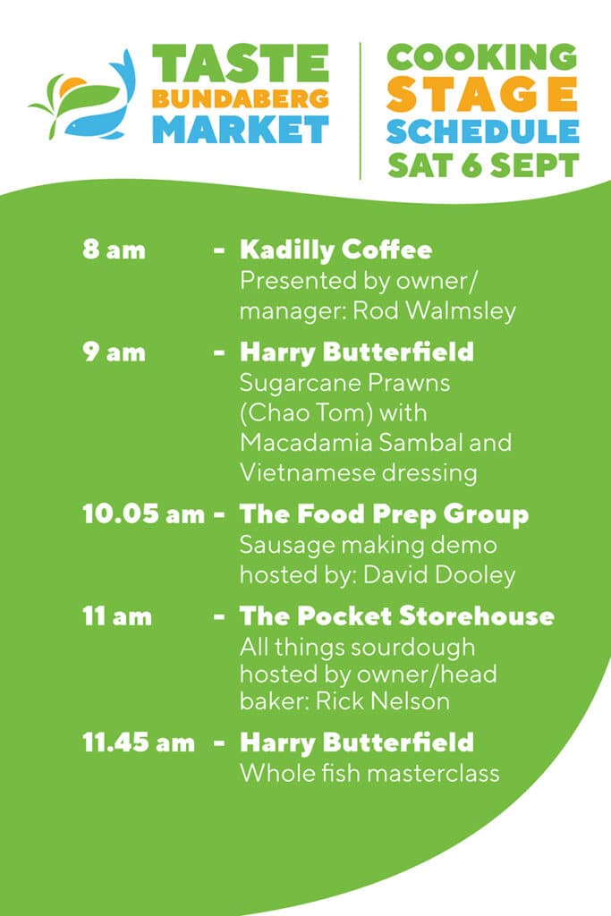 cooking stage schedule