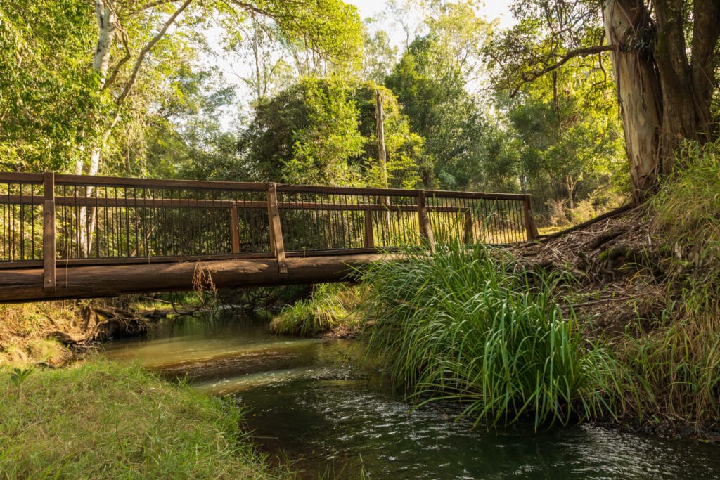 Russo Environmental Park bridge Abington, Queensland