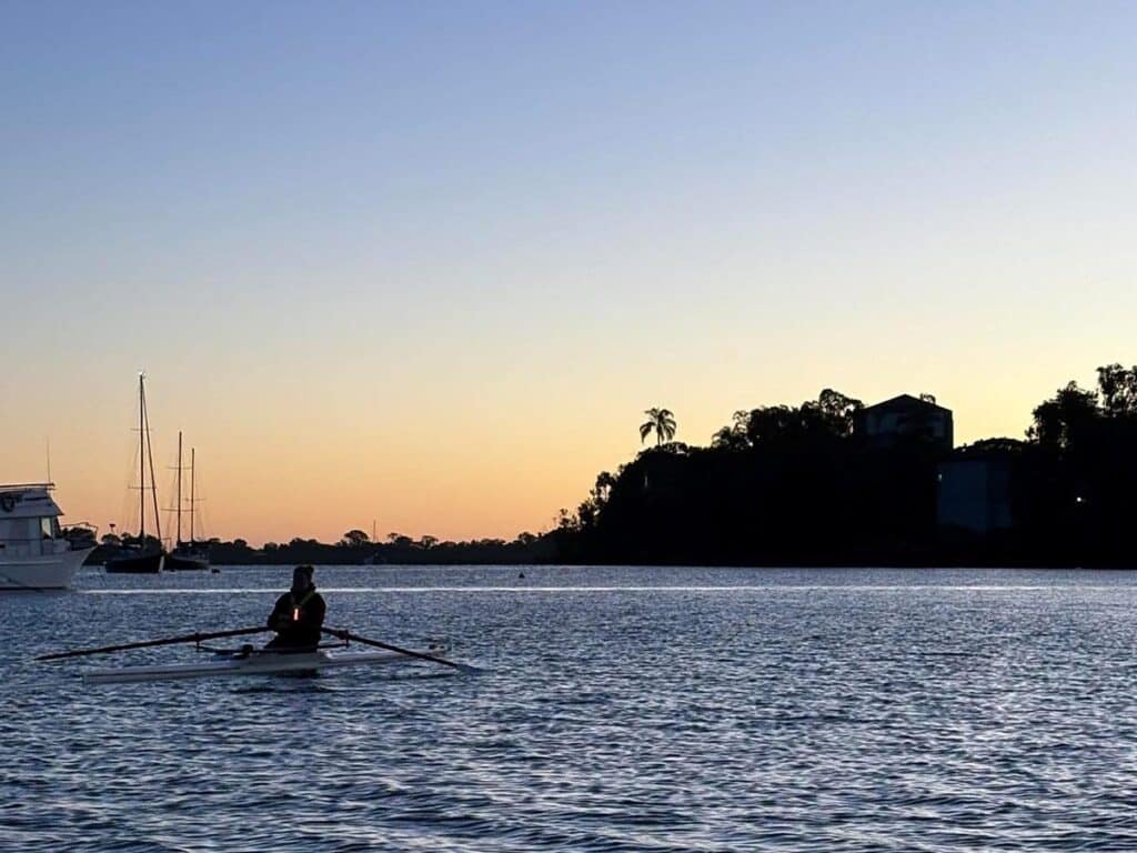 rowing burnett river