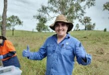 QUT PhD student Edward Bryans mealy bugs