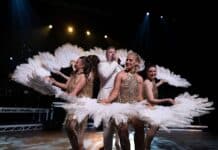 Vocalists and dancers perform in Broadway & Beyond