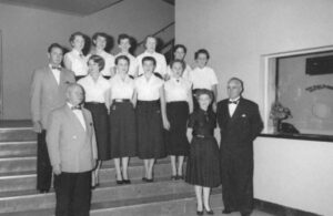 Olympia Theatre staff on opening night