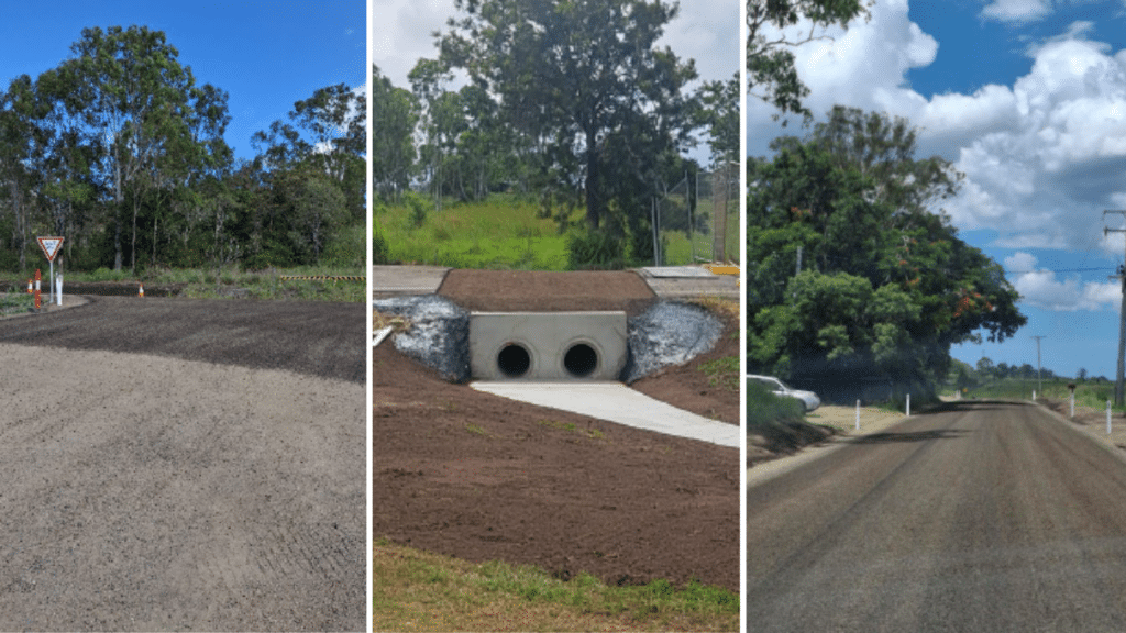 Reshaping and sealing sections of gravel road, Highams Road, Delan and Pavement Rehabilitation Queen Street.