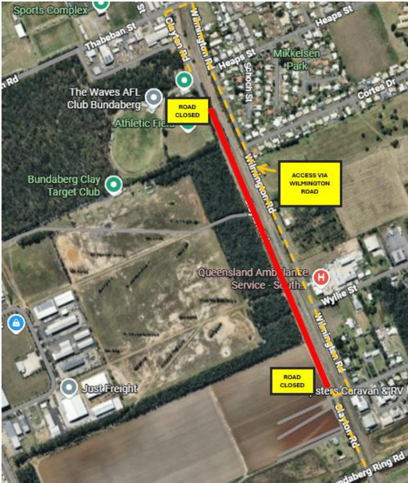 traffic
changes will be in place on Clayton Road for a period of six (6) weeks.