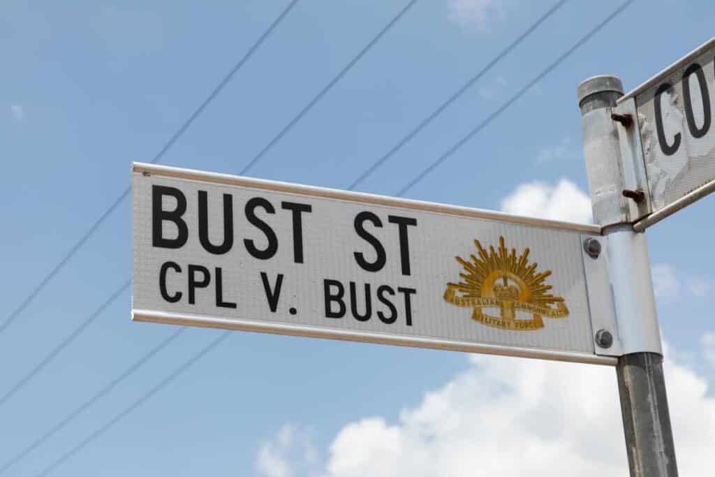 Bust Street in Svensson Heights