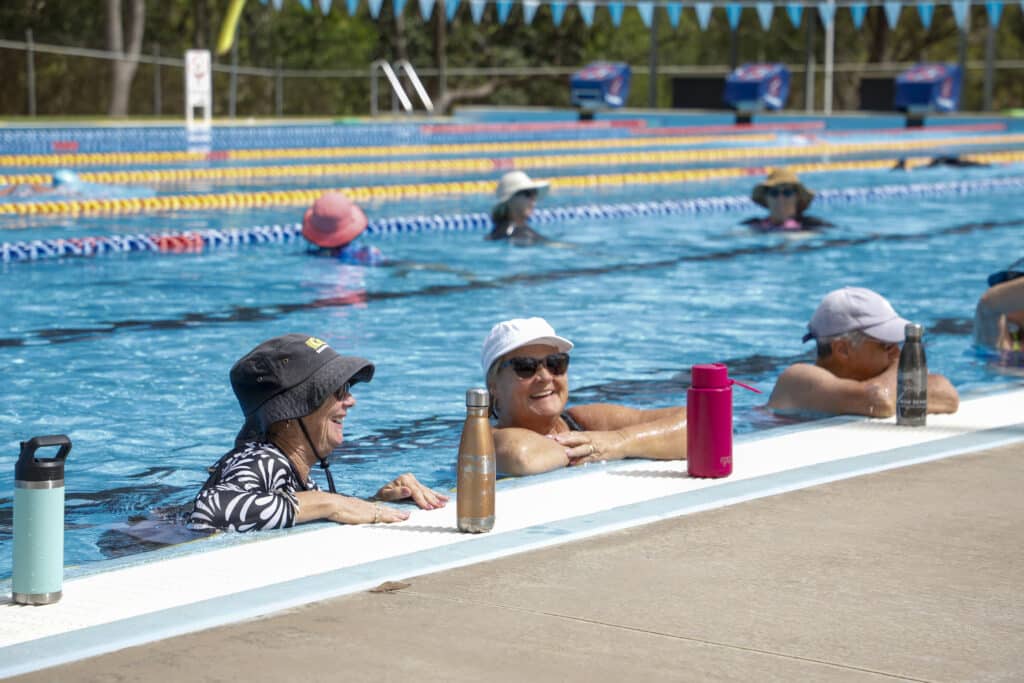 Aqua Aerobics at the Norville Swimming Pool