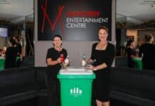 Helen Smith (right) and Mayor Helen Blackburn (left) at the Moncrieff Entertainment Centre.