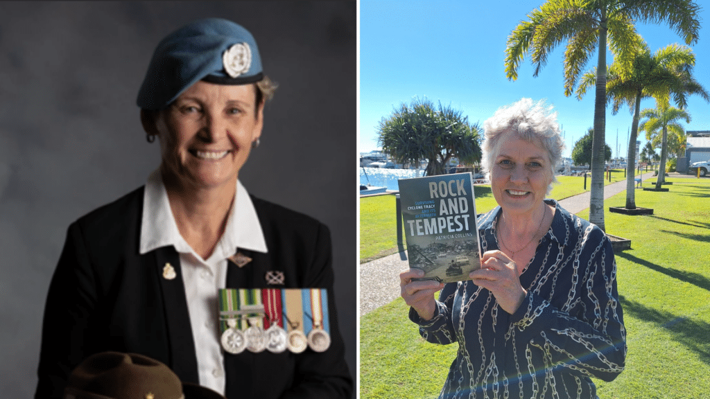 Army veteran Terrie-Ann Howard (left) and Navy veteran Patricia Collins (right).