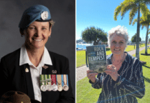 Army veteran Terrie-Ann Howard (left) and Navy veteran Patricia Collins (right).