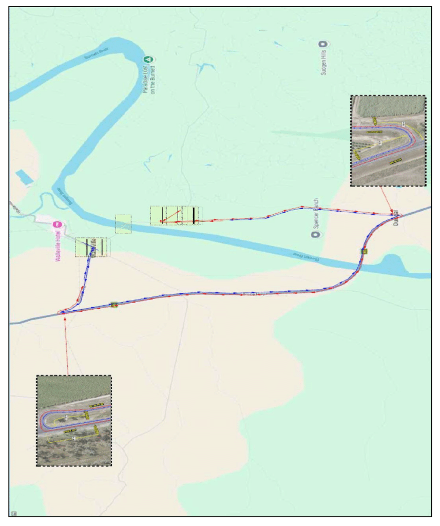 Detour plan for upcoming rehabilitation works.