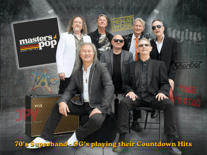 Masters of Pop at the Moncrieff Entertainment Centre Thursday 11 June 2026.