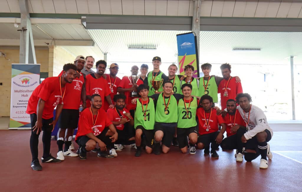Council's 2025 Bundaberg Multicultural World Cup (Futsal) as part of the Strengthening Multicultural Communities project event.