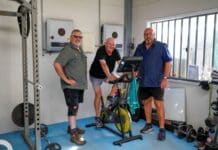 Woodgate Men’s Shed gets members moving with Council grant Woodgate Men's Shed - John Henderson, Michael Naughton and Rob Purves