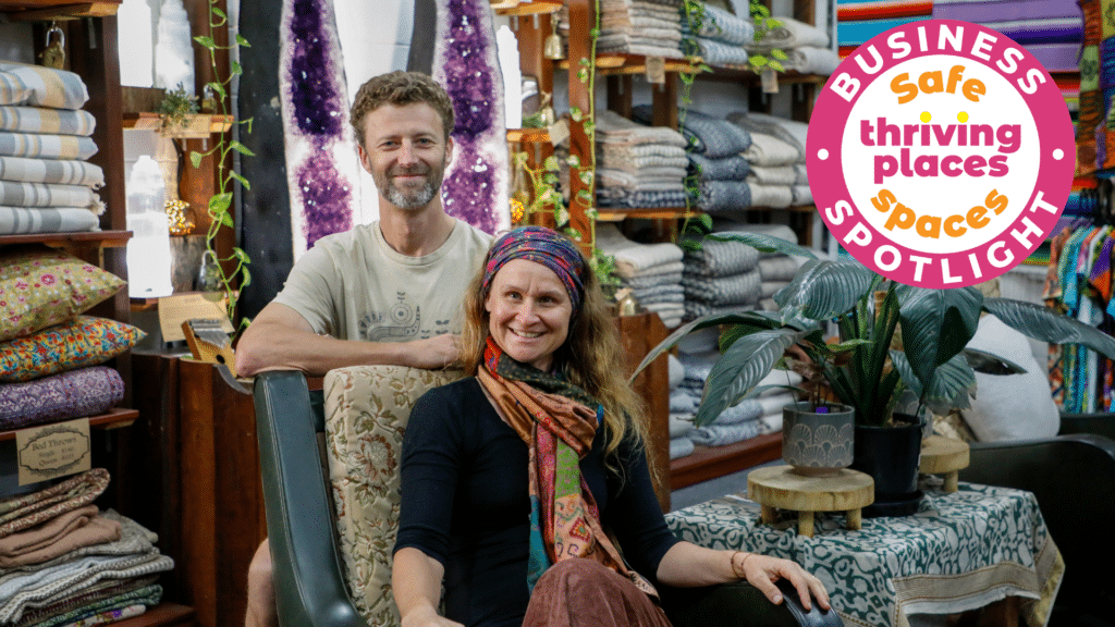 Nature's Emporium owners Chris and Tina Dimes.