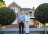 Governor explores Hinkler legacy Her Excellency the Governor of Queensland The Honourable Dr Jeannette Young AC PSM and Professor Graeme Nimmo RFD at Hinkler House.