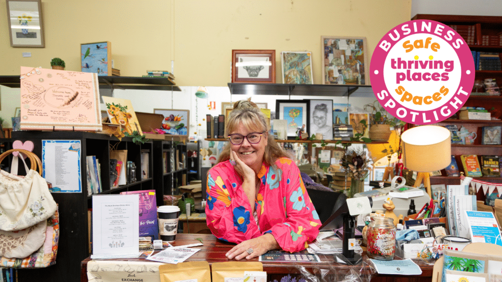 Danielle Marks owner of The Book Boutique.