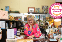 Danielle Marks owner of The Book Boutique.