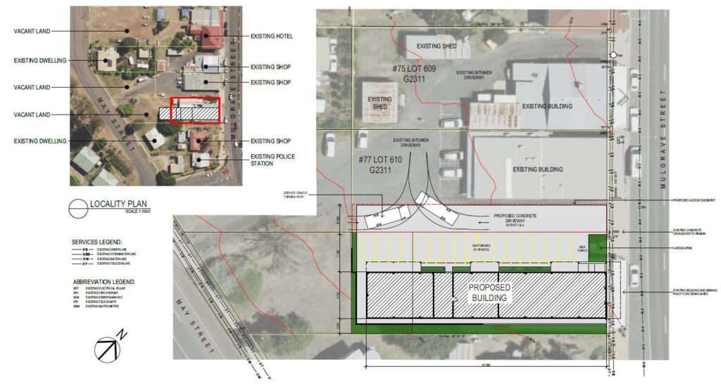 Gin Gin development Mulgrave Street