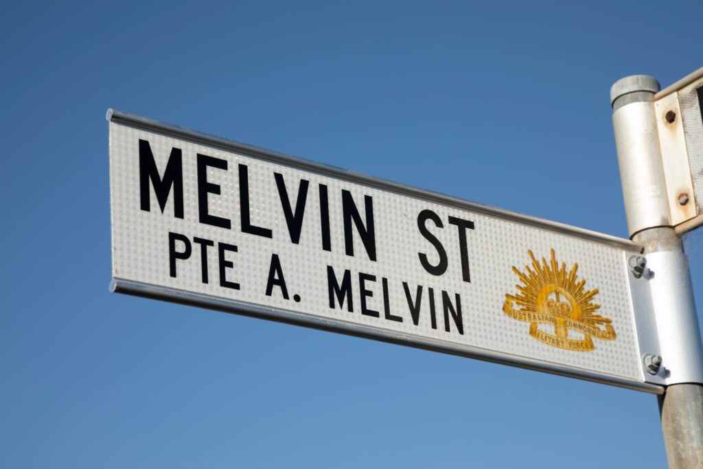 Arthur Melvin streets of remembrance