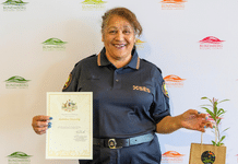 Cheryl Paranihi at the Citizenship Ceremony