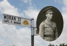 streets of remembrance moran street